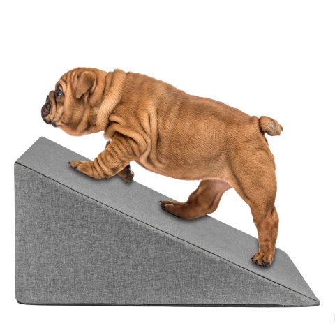 Rampa Podest Dla Psa DOGGURU HOP - 65x30x40 cm - Jasny Szary