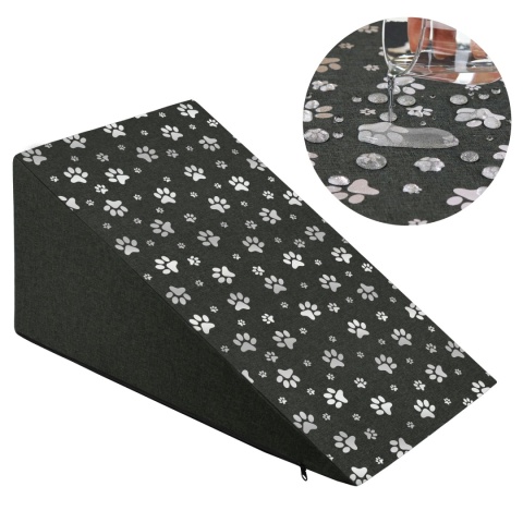 Rampa Podest Dla Psa DOGGURU HOP - 65x30x40 cm - Srebrne Łapki
