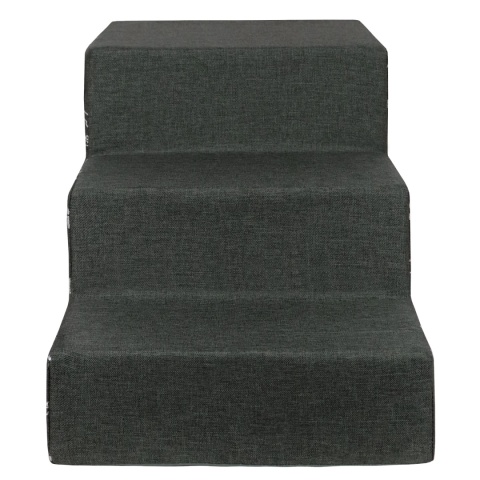 Schody Dla Psa DOGGURU HOP 3 stopnie - 50x30x30 cm - Srebrne Łapki