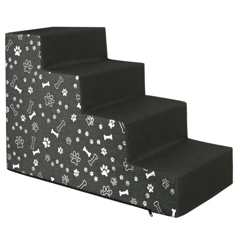Schody Dla Psa DOGGURU HOP 4 stopnie - 60x30x40 cm - Łapki i Kostki
