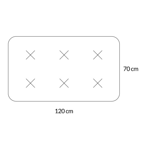 Legowisko Don Perro 120x70 cm Dla Psa Puszyste Rabbit - Beżowe