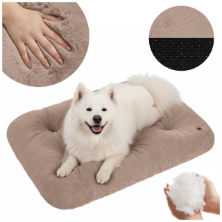 Legowisko Don Perro 100x70 cm Dla Psa Puszyste Rabbit - Beżowe