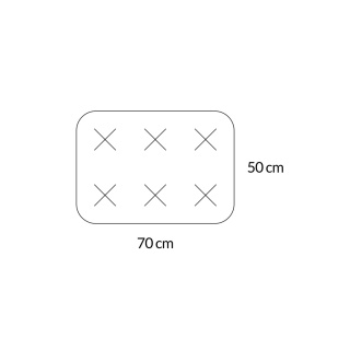 Legowisko Don Perro 70x50 cm Dla Psa Wodoodporne - Szary