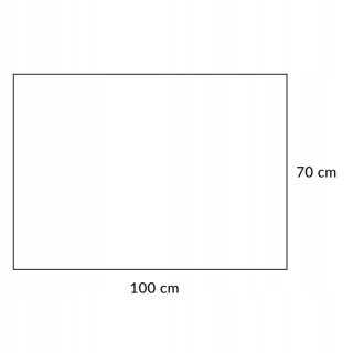 Mata Termoizolacyjna Ciepła Dla Psa 100x70cm Legowisko Grzewcze Polar XL Łapki