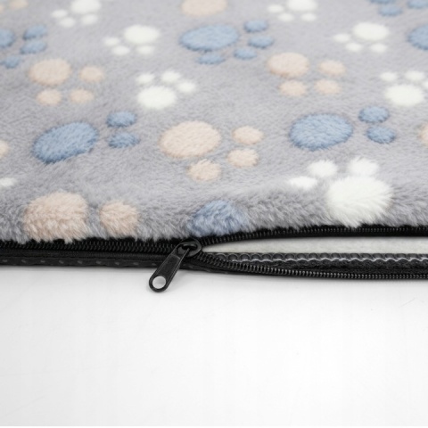 Mata Termoizolacyjna Ciepła Dla Psa 100x70cm Legowisko Grzewcze Polar XL Łapki