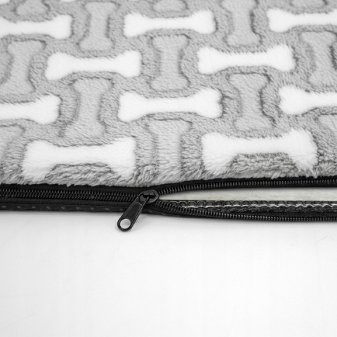 Mata Termoizolacyjna Ciepła Dla Psa 100x70cm Legowisko Grzewcze Polar XL Kostki