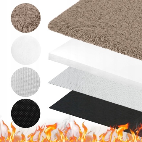 Mata Termoizolacyjna Dla Dużego Psa 130x100cm Futrzane Legowisko grzewcze XXL