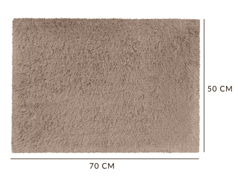 Mata Termoizolacyjna Dla Psa/Kota 70x50cm Futrzane Legowisko grzewcze L