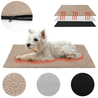 Mata Termoizolacyjna Dla Psa/Kota 70x50cm Legowisko grzewcze baranek ciepły L