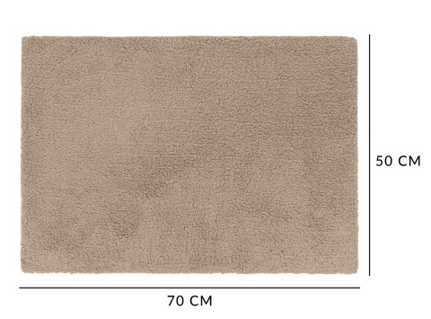 Mata Termoizolacyjna Dla Psa/Kota 70x50cm Legowisko grzewcze baranek ciepły L