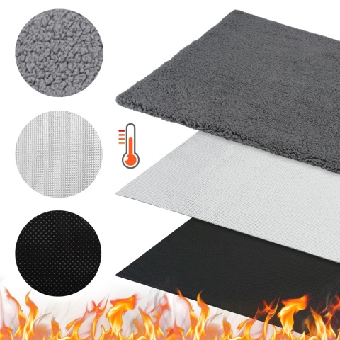 Mata Termoizolacyjna Dla Dużego Psa 130x100cm Legowisko grzewcze baranek ciepły XXL