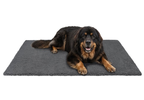 Mata Termoizolacyjna Dla Dużego Psa 130x100cm Legowisko grzewcze baranek ciepły XXL