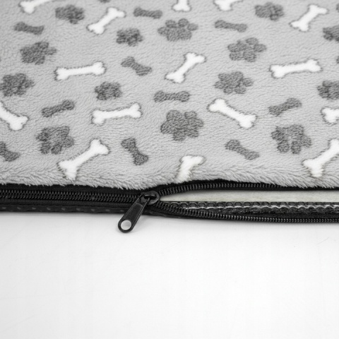 Mata Termoizolacyjna Ciepła Dla Psa/Kota 70x50cm Legowisko Grzewcze Polar L Łapki i Kostki