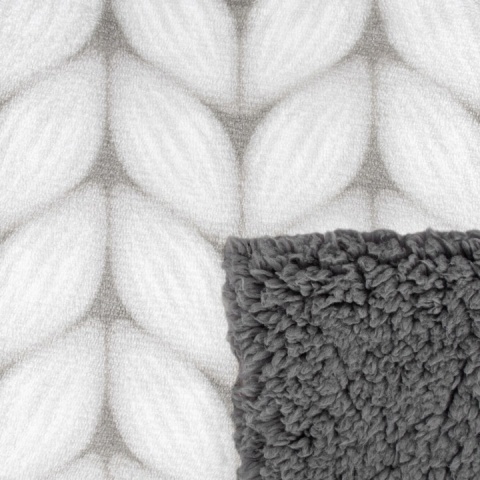 Polarowy koc dla psa kota 100x70cm miękki do legowiska z barankiem