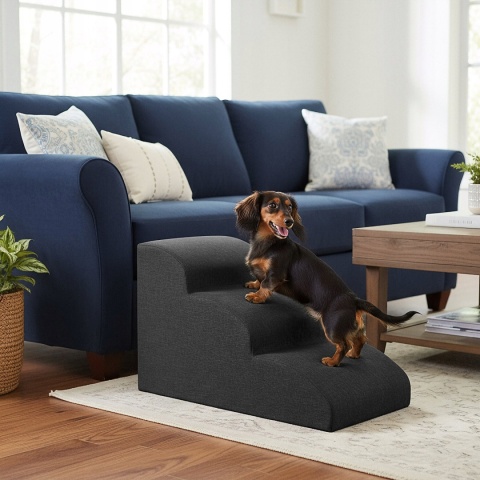 Schody Dla Psa Łagodne DOGGURU 3 stopnie - 60x30x40 cm