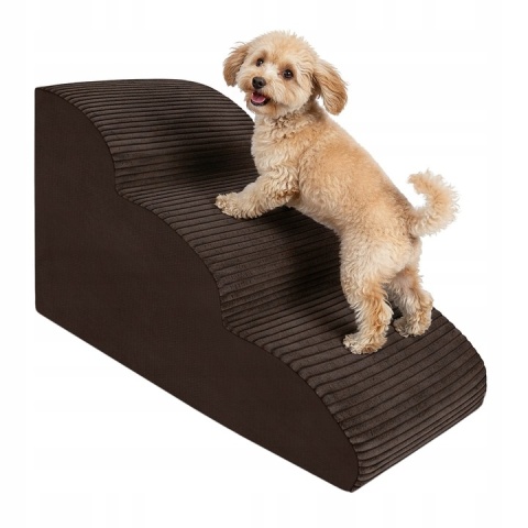 Schody Dla Psa Łagodne DOGGURU 3 stopnie - 60x30x40 cm