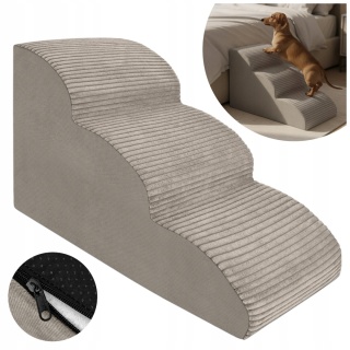 Schody Dla Psa Łagodne DOGGURU 3 stopnie - 60x30x40 cm