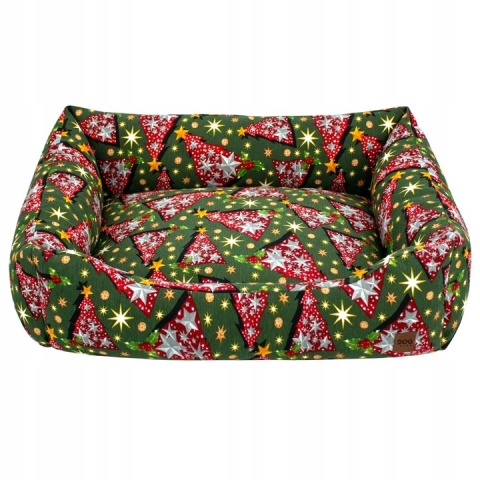 Świąteczne Legowisko Dla Psa Kota 70x60 cm Choinki
