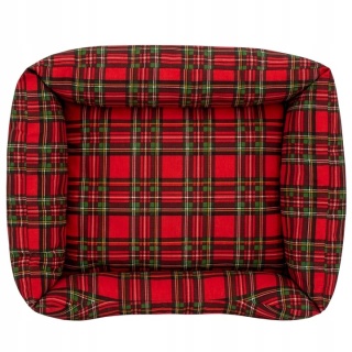 Świąteczne Legowisko Dla Psa Kota 70x60 cm Krata