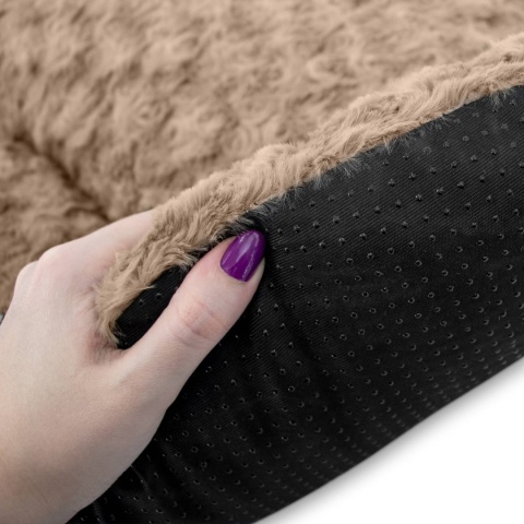 Legowisko Dla Psa 100x70 cm PLUSHY BED Beżowe