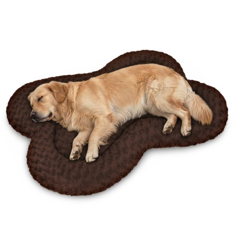 Legowisko Dla Psa 100x70 cm PLUSHY BED Brązowe