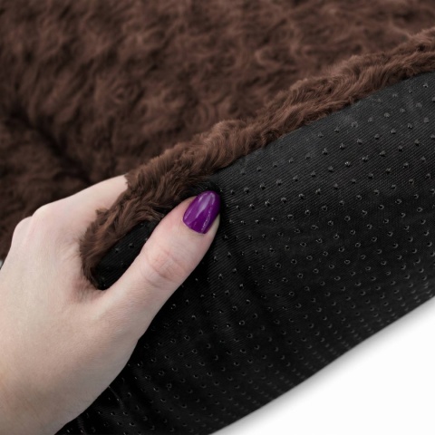 Legowisko Dla Psa 100x70 cm PLUSHY BED Brązowe