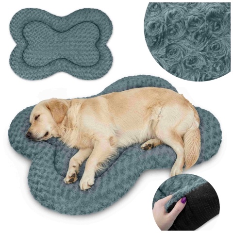 Legowisko Dla Psa 100x70 cm PLUSHY BED Grafitowe