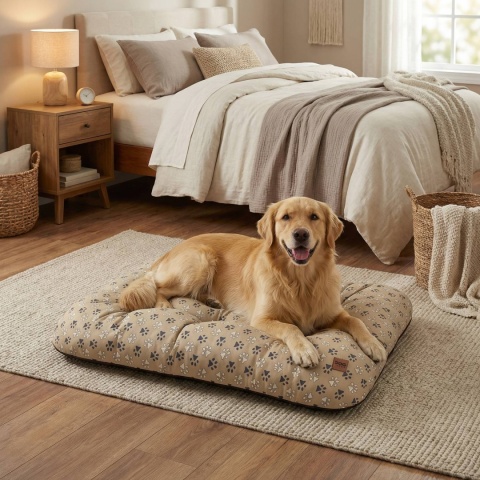 Legowisko dla Psa Don Perro Astro DOGGURU 100x70 cm Beż