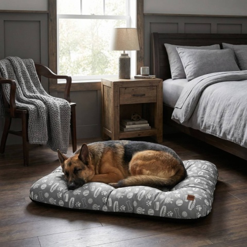 Legowisko dla Psa Don Perro Happy Pets DOGGURU 100x70 cm Szary