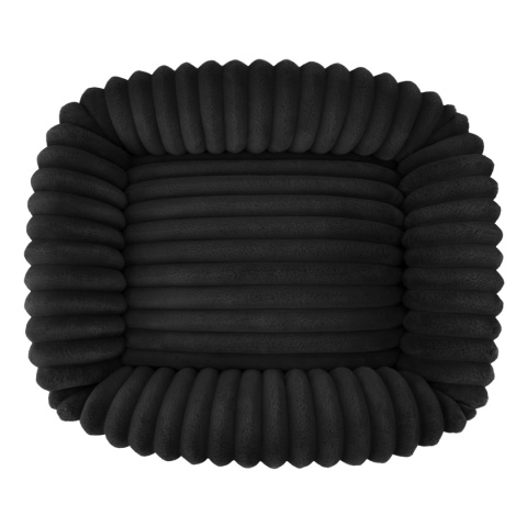 Legowisko dla kota i psa miękkie DOGGURU Tola - 80x70 cm Czarny