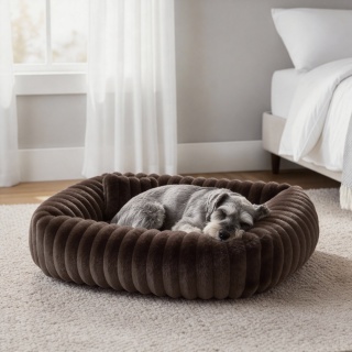 Legowisko dla kota i psa miękkie DOGGURU Tola - 80x70 cm Brąz