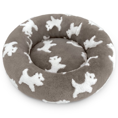 Legowisko dla kota i psa okrągłe miękkie DOGGURU Nala - 55 cm Pieski