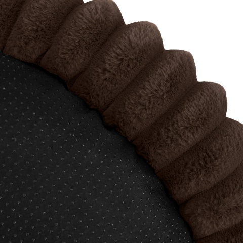 Legowisko dla kota i psa okrągłe miękkie DOGGURU Royal Lounge - 90 cm Brąz