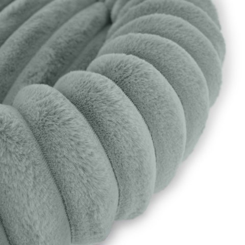 Legowisko dla kota i psa okrągłe miękkie DOGGURU Royal Lounge - 90 cm Szałwia