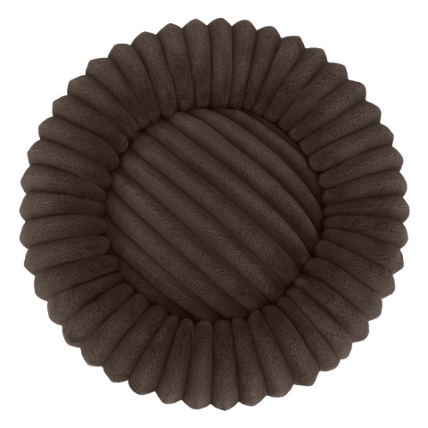 Legowisko dla kota i psa okrągłe miękkie DOGGURU Kira - 60 cm Brąz