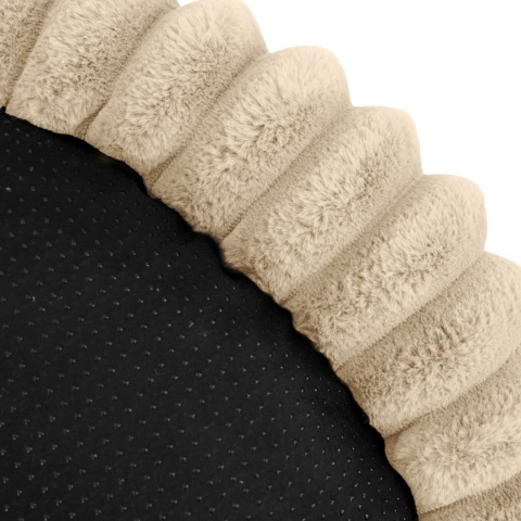 Legowisko dla kota i psa okrągłe miękkie DOGGURU Kira - 60 cm Beż