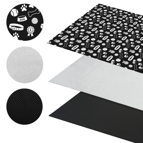 Mata Termoizolacyjna Dla Psa 100x70cm Legowisko Na Lato Happy Pets Czarne