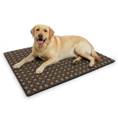 Mata Termoizolacyjna Dla Psa 100x70cm Legowisko Na Lato Astro Brązowe