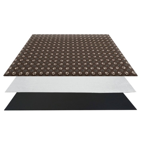 Mata Termoizolacyjna Dla Psa 100x70cm Legowisko Na Lato Astro Brązowe