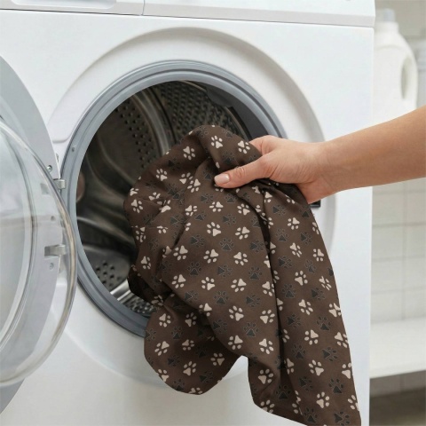 Mata Termoizolacyjna Dla Psa 100x70cm Legowisko Na Lato Astro Brązowe