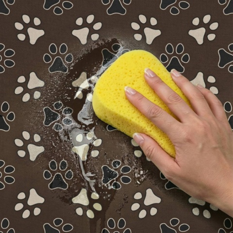 Mata Termoizolacyjna Dla Psa 100x70cm Legowisko Na Lato Astro Brązowe