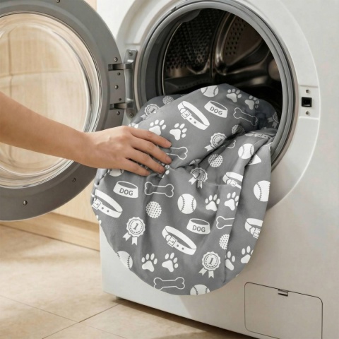 Mata Termoizolacyjna Dla Psa 100x70cm Legowisko Na Lato Happy Pets Szare