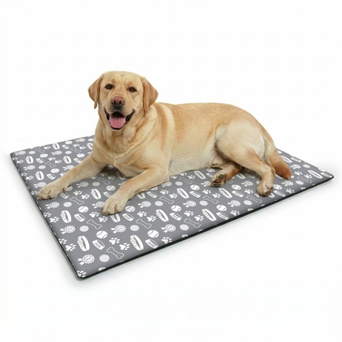 Mata Termoizolacyjna Dla Psa 100x70cm Legowisko Na Lato Happy Pets Szare