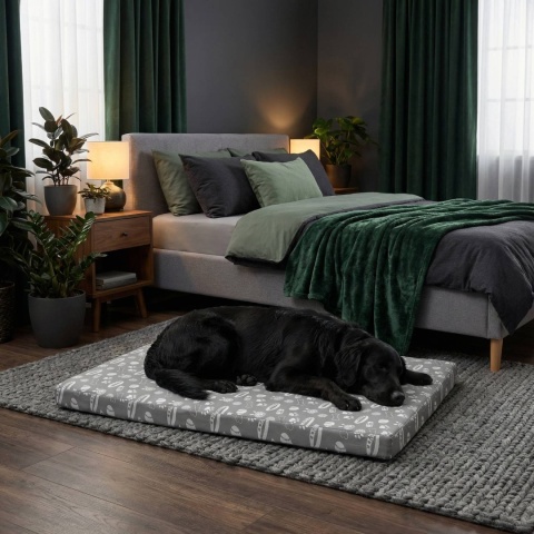 Mata dla Psa Happy Pets DOGGURU 100X70 Szary