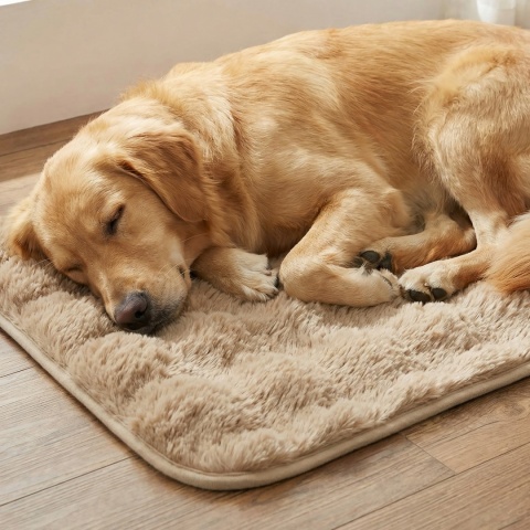 Mata dla psa i kota Maison Fluff eco DOGGURU 70x100 cm Beż