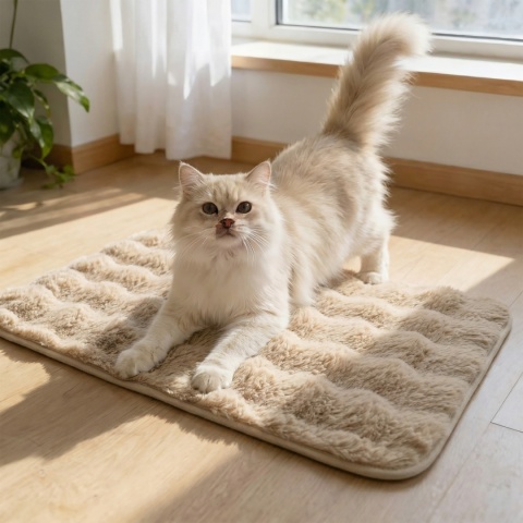 Mata dla psa i kota Maison Fluff eco DOGGURU 50x70 cm Beż