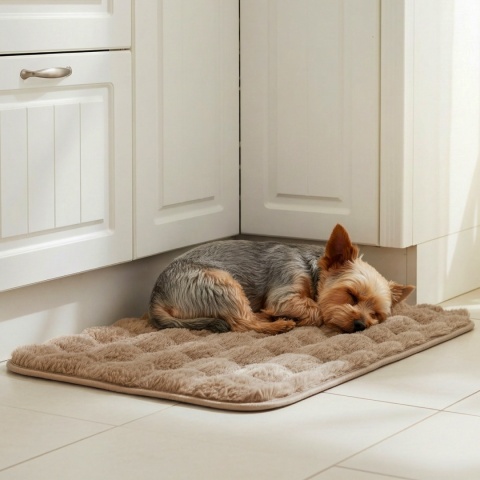 Mata dla psa i kota Maison Fluff eco DOGGURU 50x70 cm Beż