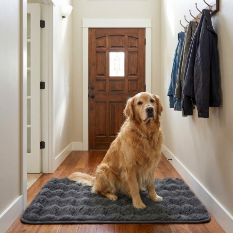 Mata dla psa i kota Maison Fluff eco DOGGURU 50x70 cm Grafit