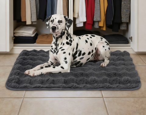 Mata dla psa i kota Maison Fluff eco DOGGURU 70x100 cm Grafit