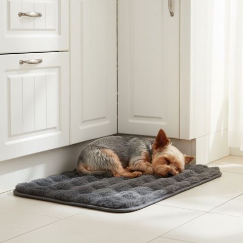 Mata dla psa i kota Maison Fluff eco DOGGURU 70x100 cm Grafit